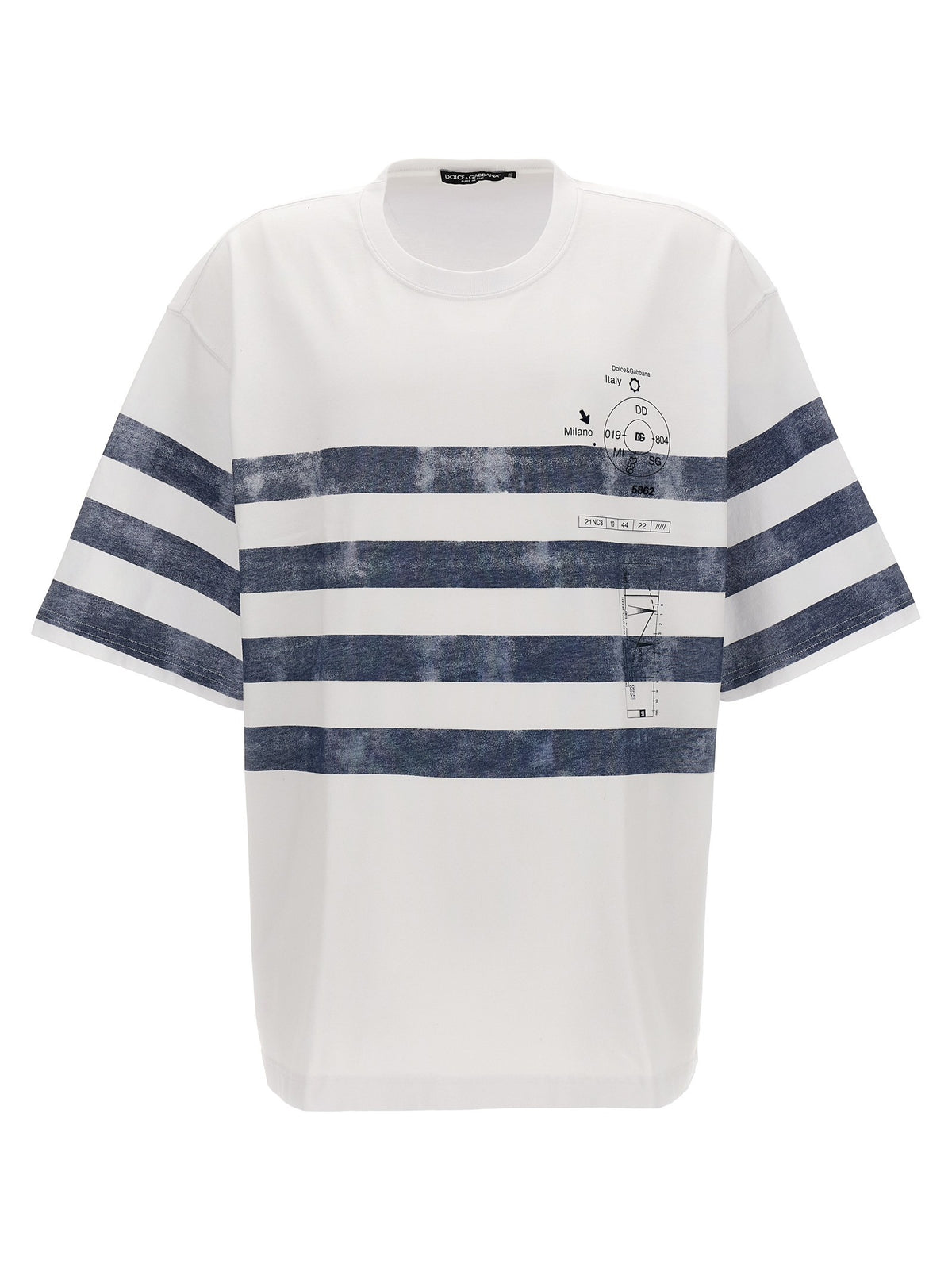 Dolce&amp;Gabbana Marina Print Shirt White