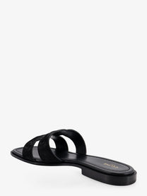 Celine Women's Marina Suede Sandals Black