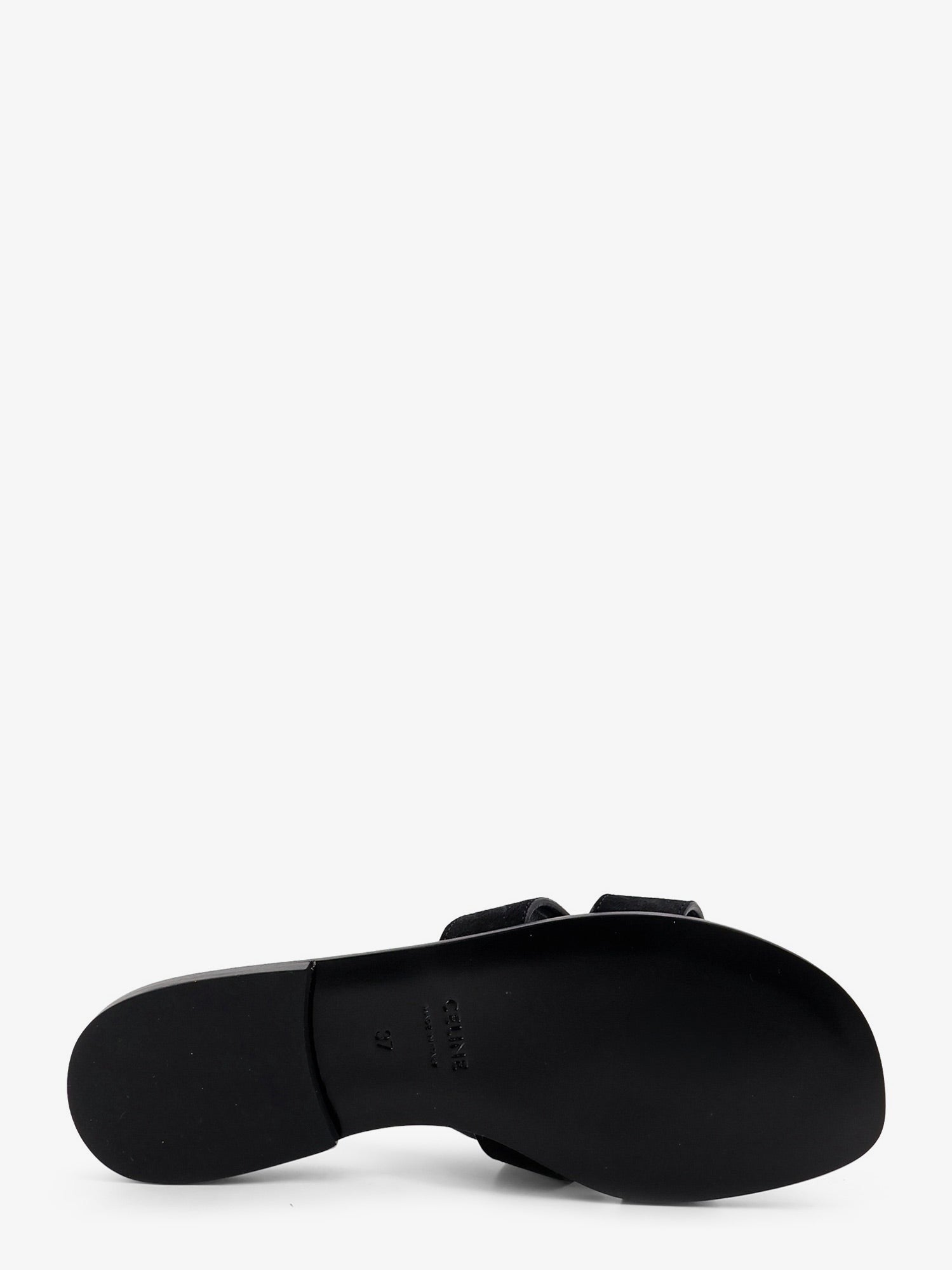 Celine Women's Marina Suede Sandals Black