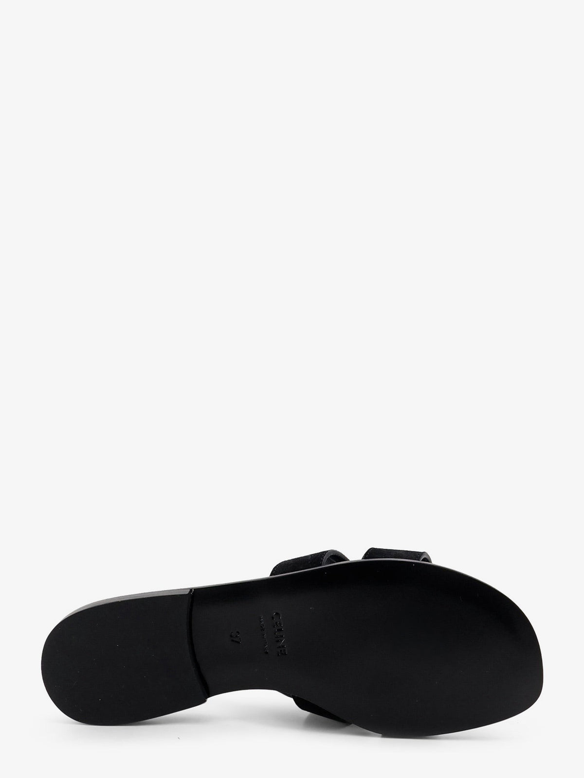 Celine Women's Marina Suede Sandals Black, view 4