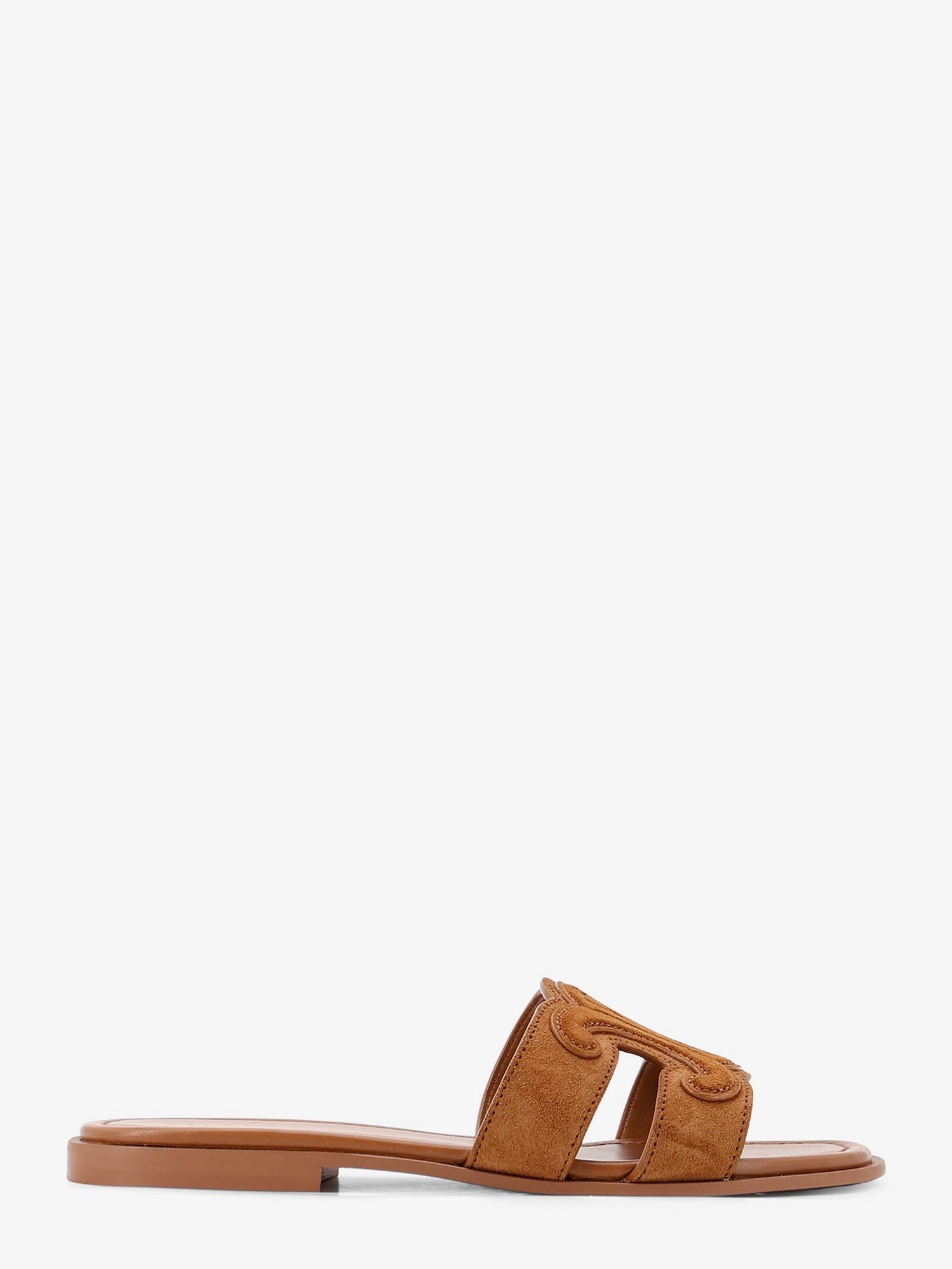 Celine Women's Marina Suede Sandals CINAMMON