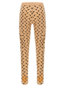 MARINE SERRE - MARINE SERRE - ’Moon Printed’ leggings - Women’s Bottoms