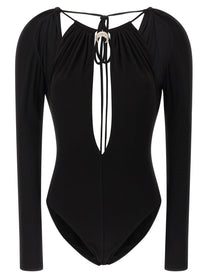 MARINE SERRE - MARINE SERRE - Jewel pendant bodysuit - Women’s Tops