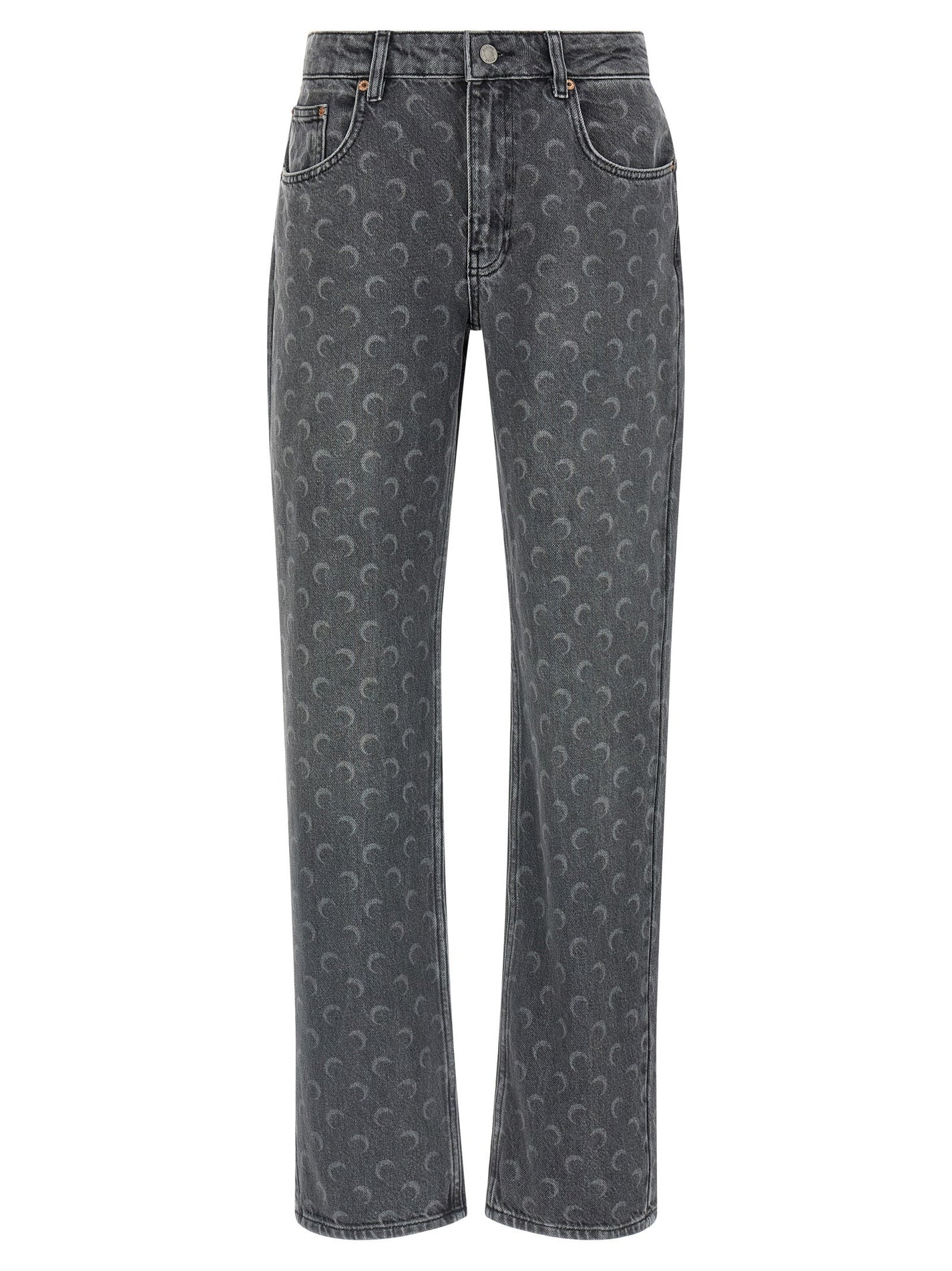 MARINE SERRE - MARINE SERRE - ’Moon’ jeans - Women’s Bottoms