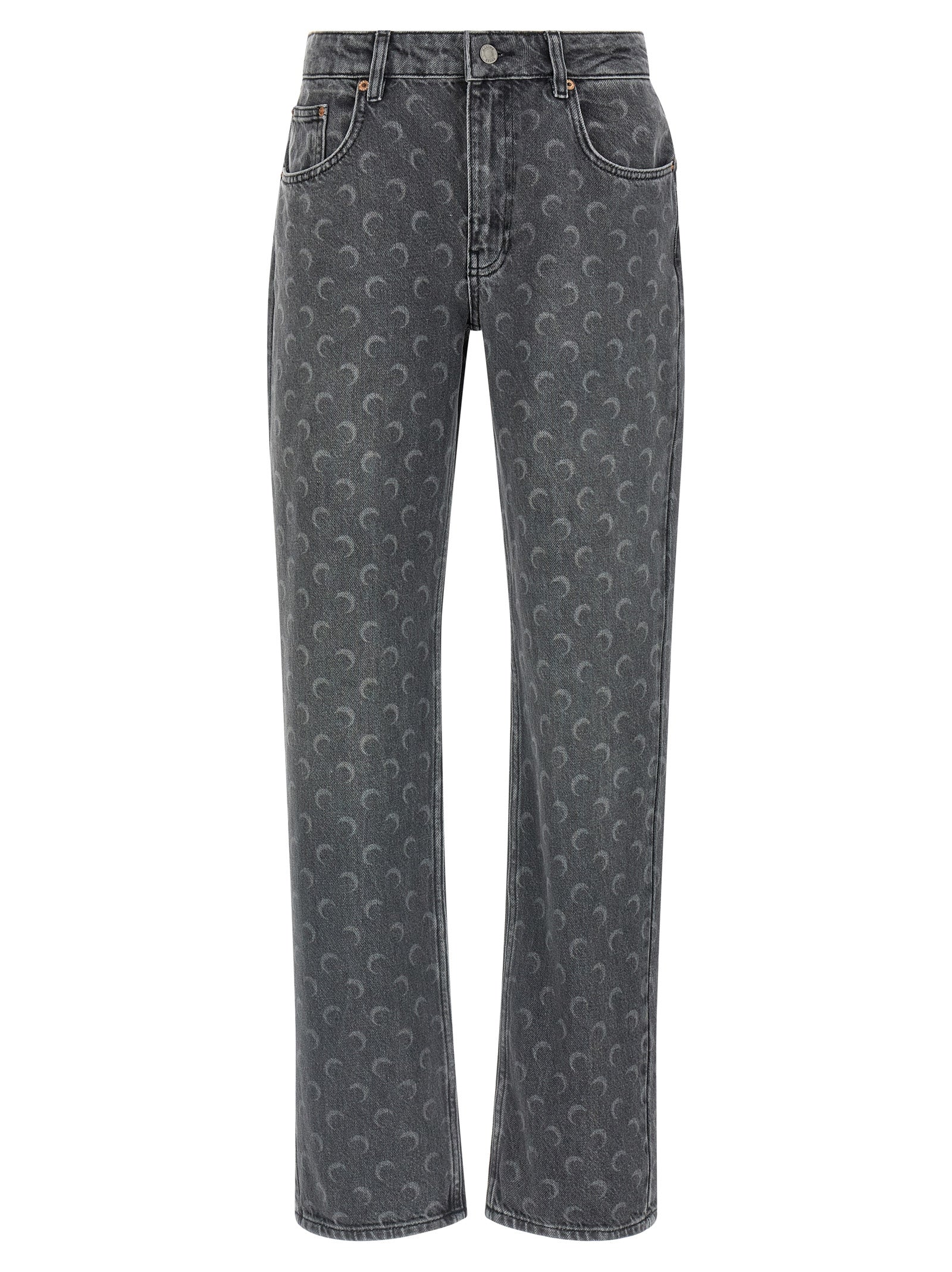 MARINE SERRE - MARINE SERRE - ’Moon’ jeans - Women’s Bottoms