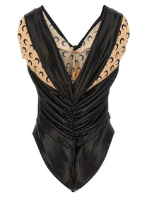 MARINE SERRE - MARINE SERRE - Logo bodysuit - Women’s Tops