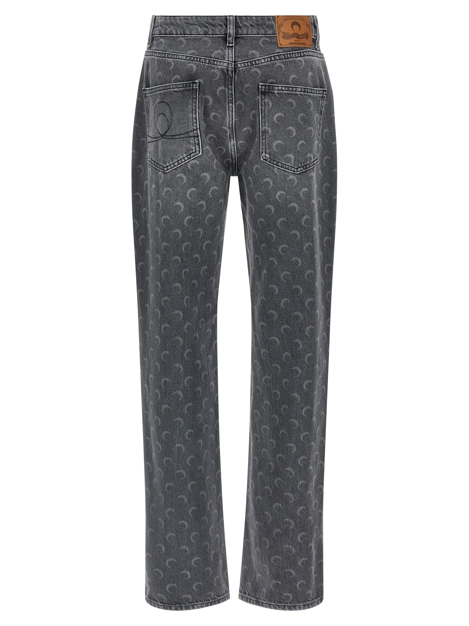 MARINE SERRE - MARINE SERRE - ’Moon’ jeans - Women’s Bottoms