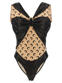 MARINE SERRE - MARINE SERRE - Logo bodysuit - Women’s Tops