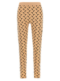 MARINE SERRE - MARINE SERRE - ’Moon Printed’ leggings - Women’s Bottoms