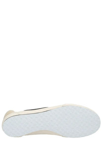 White rubber sole with subtle texture and thin black edge line on marine serre men’s astra sneaker white