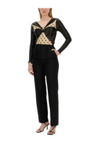Marine Serre Women's Draped Bodysuit Black, view 2