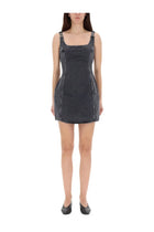 Marine Serre Women's Moon Laser Mini Dress Grey