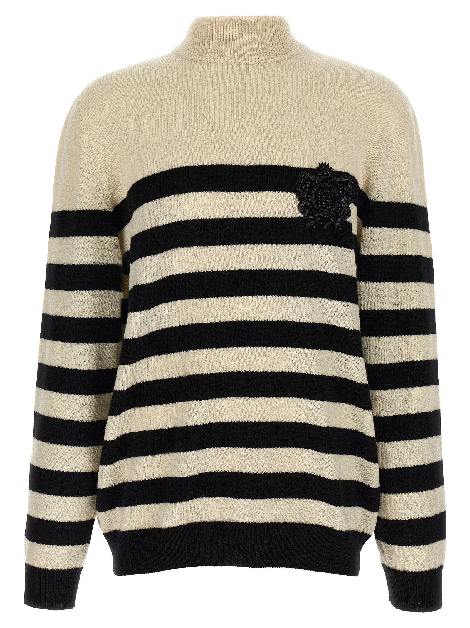 Balmain Marinière Sweater White