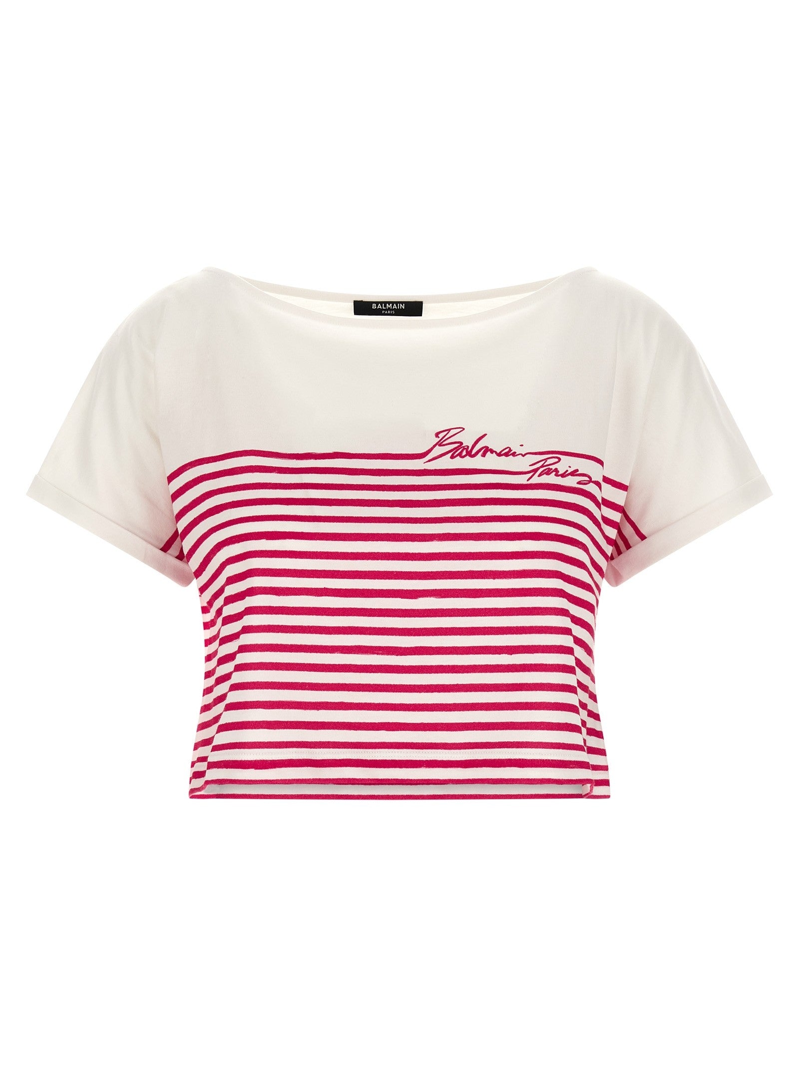 Balmain Marinière Shirt Pink