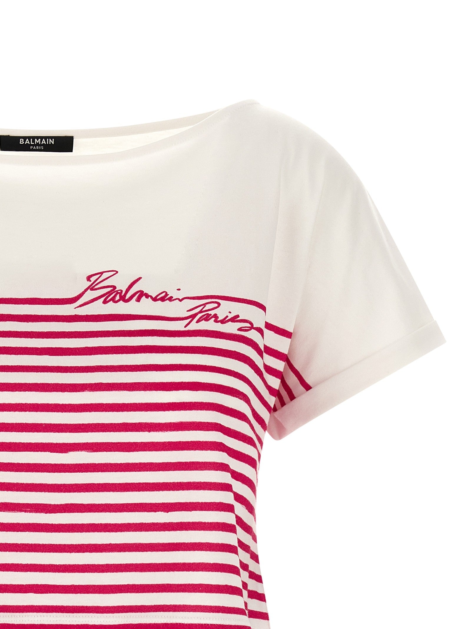Balmain Marinière Shirt Pink