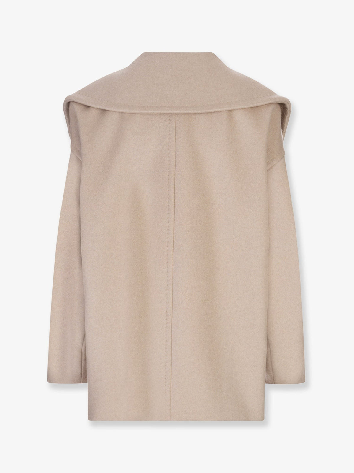 Max Mara Women's Mario Double Breasted Cashmere Coat Beige, view 2