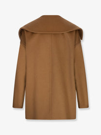 Max Mara Women's Mario Double Breasted Cashmere Coat Beige