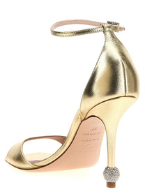 Roger Vivier Marlene Sandals Gold