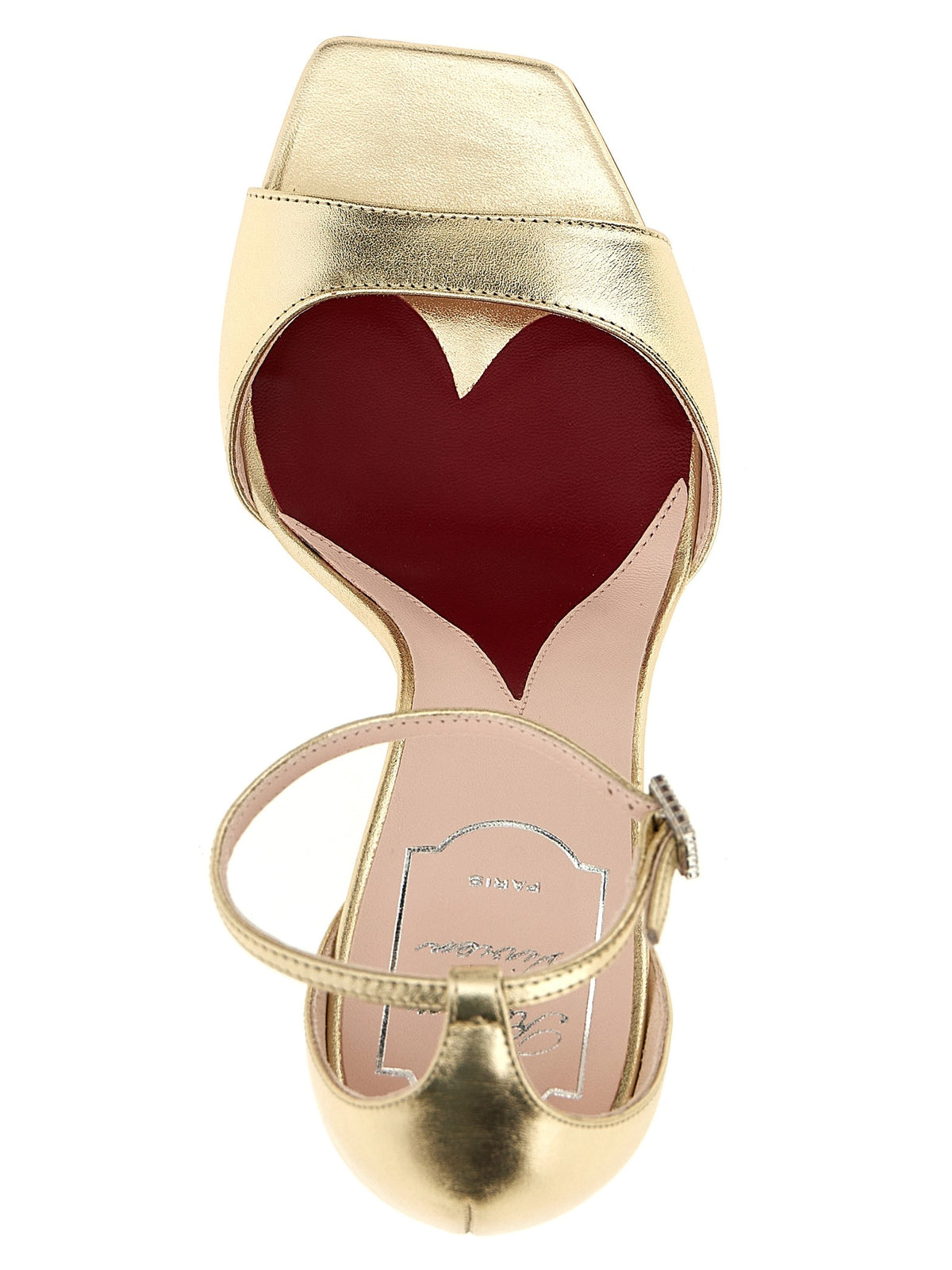 Roger Vivier Marlene Sandals Gold, view 4