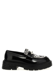 Jimmy Choo Marlow Diamond Loafers Black