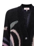Emilio Pucci Marmo Cardigan Black, view 3