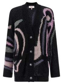 Emilio Pucci Marmo Cardigan Black