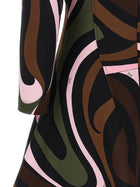 Emilio Pucci Marmo Dress Gold, view 4