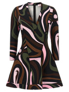 Emilio Pucci Marmo Dress Gold