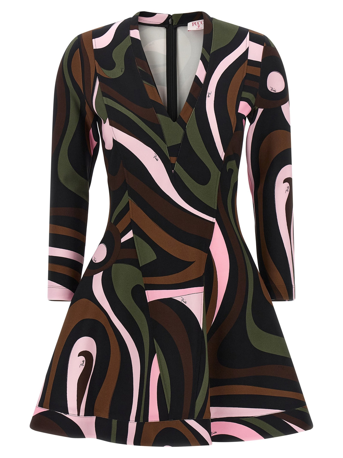Emilio Pucci Marmo Dress Gold