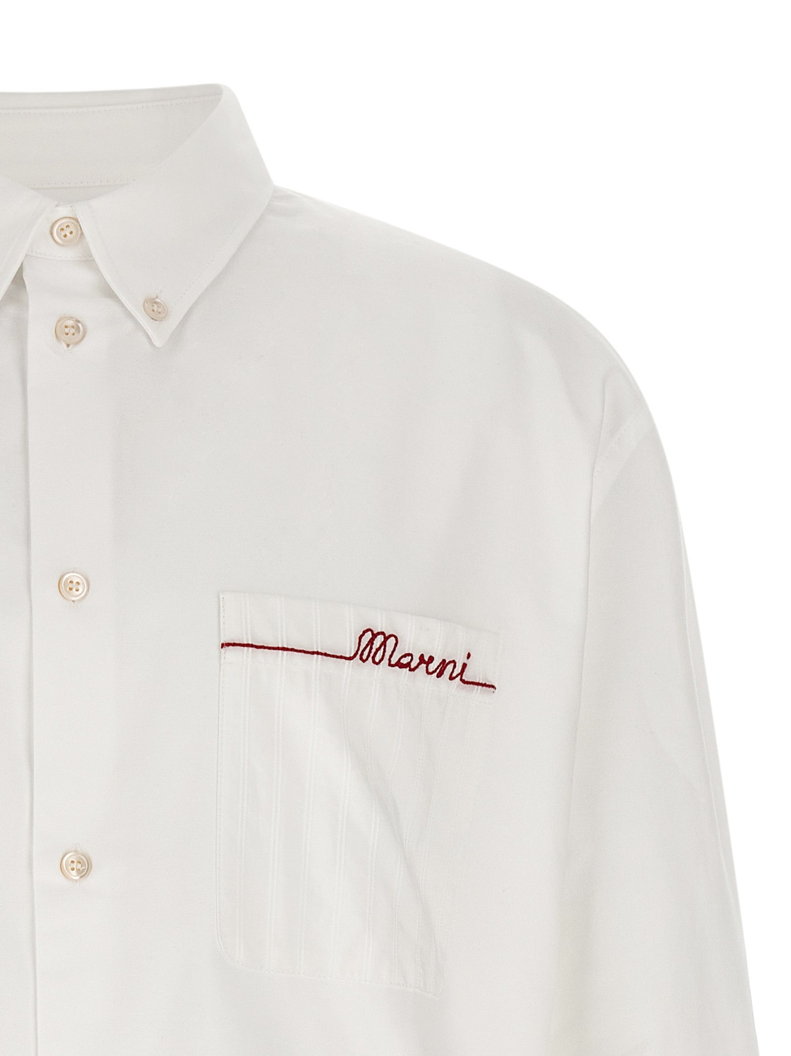 MARNI - MARNI - Embroidery shirt - Men’s Tops