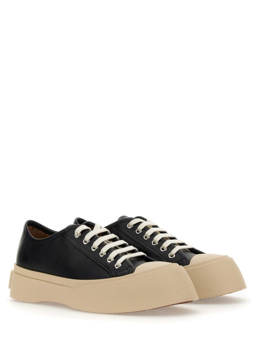 Marni - Marni Leather Sneaker - Woman-&gt;FOOTWEAR-&gt;SNEAKERS