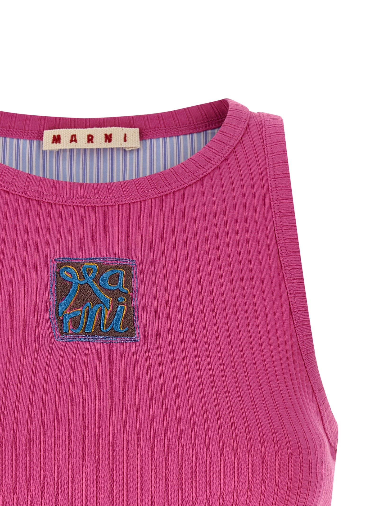 MARNI - MARNI - Logo patch tank top - Women’s Tops