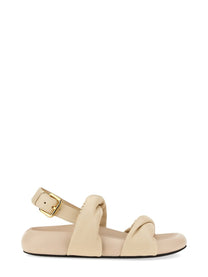 Marni - Marni Leather Sandal - Woman-&gt;FOOTWEAR-&gt;SANDALS