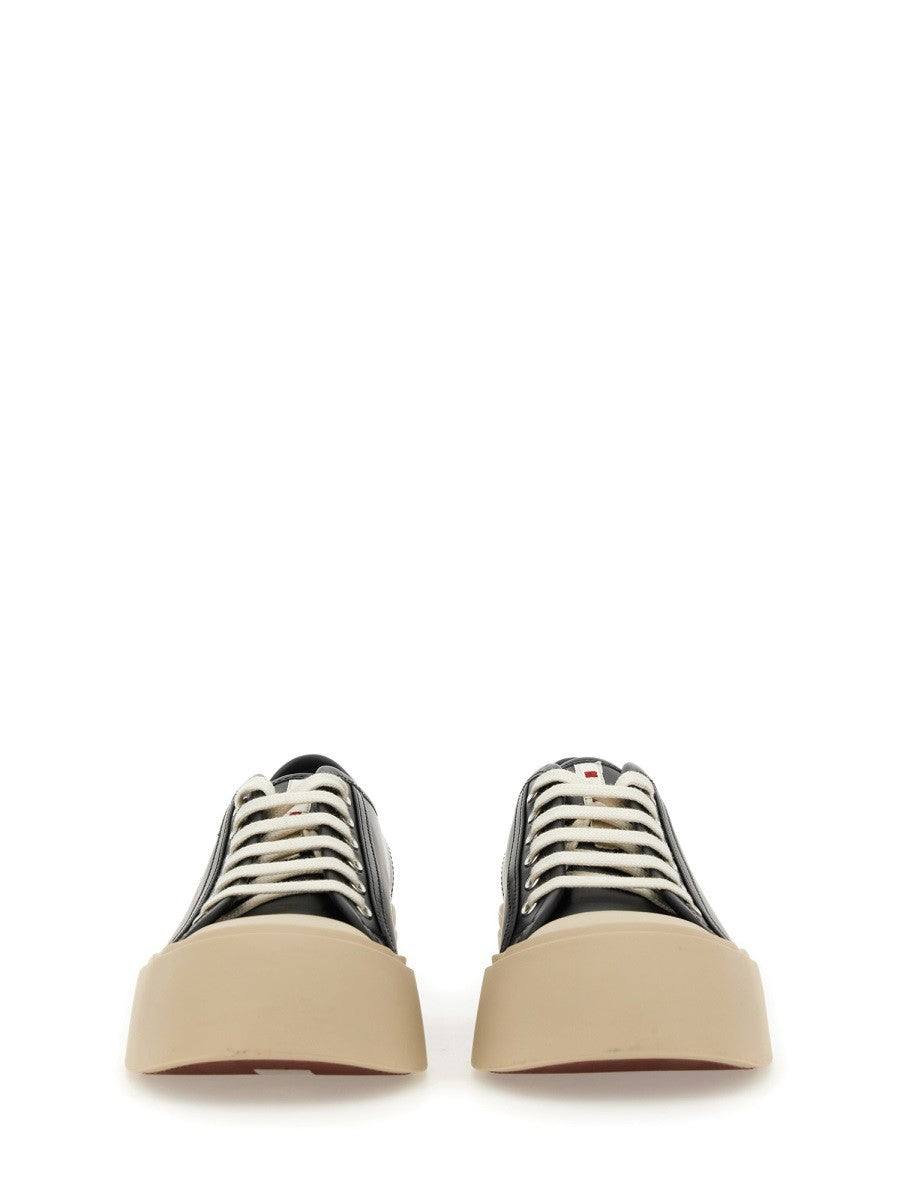 Marni - Marni Leather Sneaker - Woman-&gt;FOOTWEAR-&gt;SNEAKERS