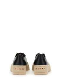 Marni - Marni Leather Sneaker - Woman-&gt;FOOTWEAR-&gt;SNEAKERS