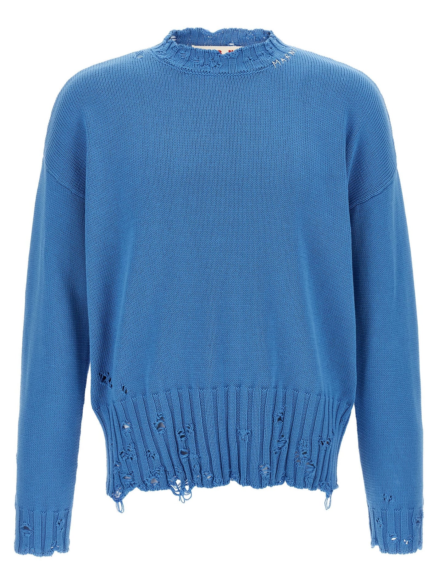 MARNI - MARNI - Logo embroidery sweater - Men’s Knitwear