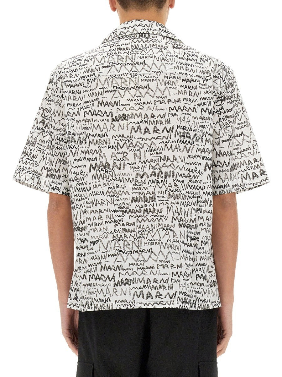 Marni - Marni Printed Shirt - Men’s Tops