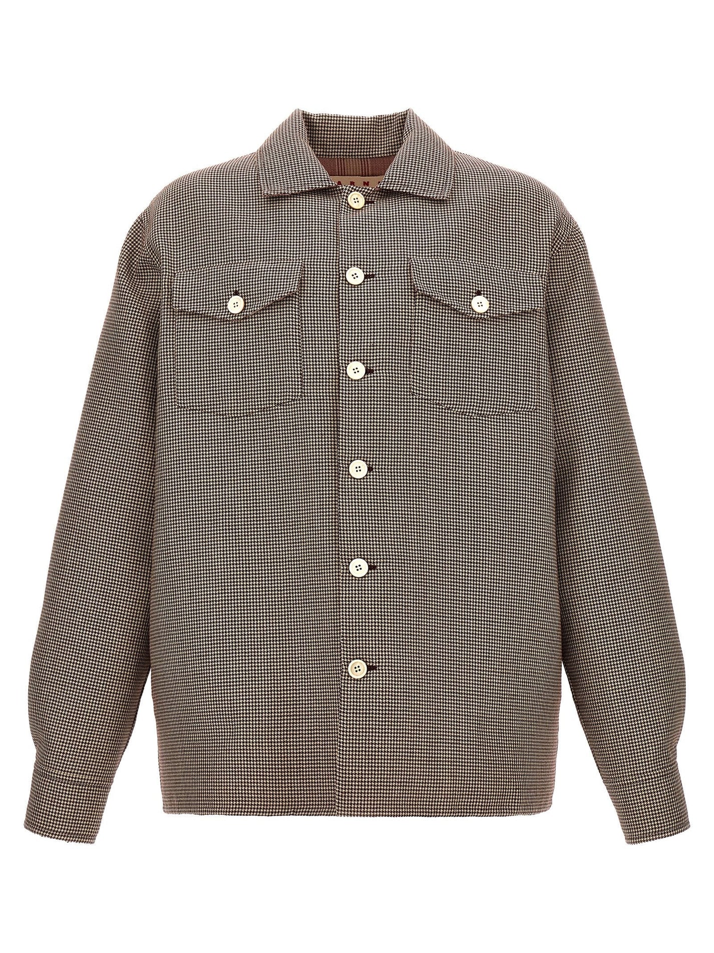 MARNI - MARNI - Houndstooth jacket - Men’s Outerwear