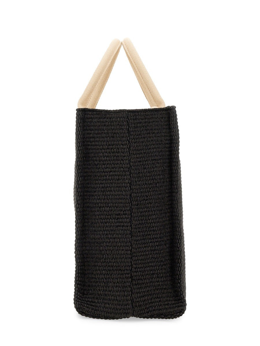 Marni - Marni Large Raffia Effect Fabric Tote Bag - Woman-&gt;Bags-&gt;Handbags