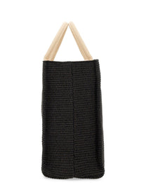 Marni - Marni Large Raffia Effect Fabric Tote Bag - Woman-&gt;Bags-&gt;Handbags