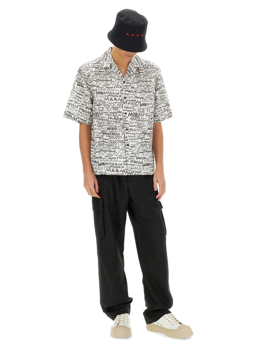 Marni - Marni Printed Shirt - Men’s Tops