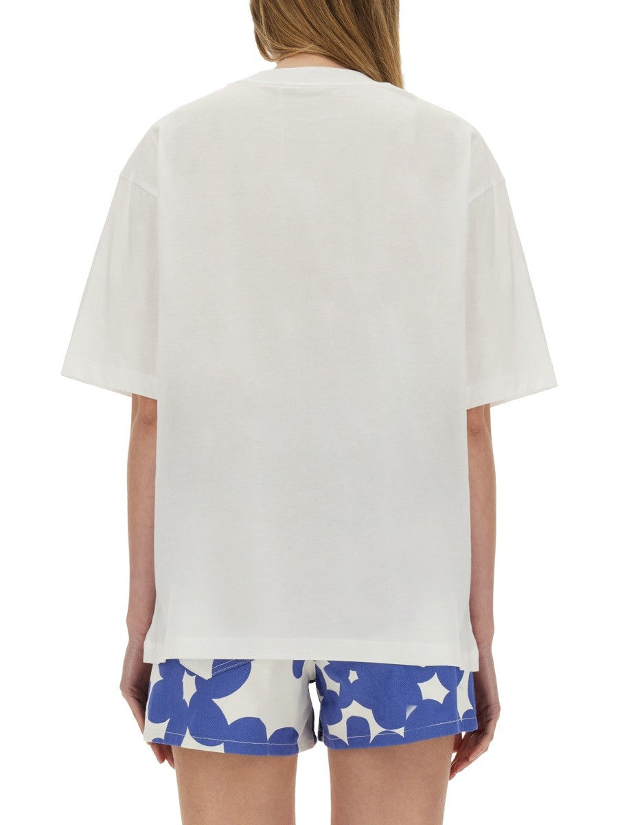 Marni - Marni ’Boxy’ T Shirt With Print - Woman-&gt;Clothing-&gt;t-shirts