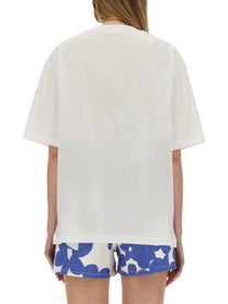 Marni - Marni ’Boxy’ T Shirt With Print - Woman-&gt;Clothing-&gt;t-shirts