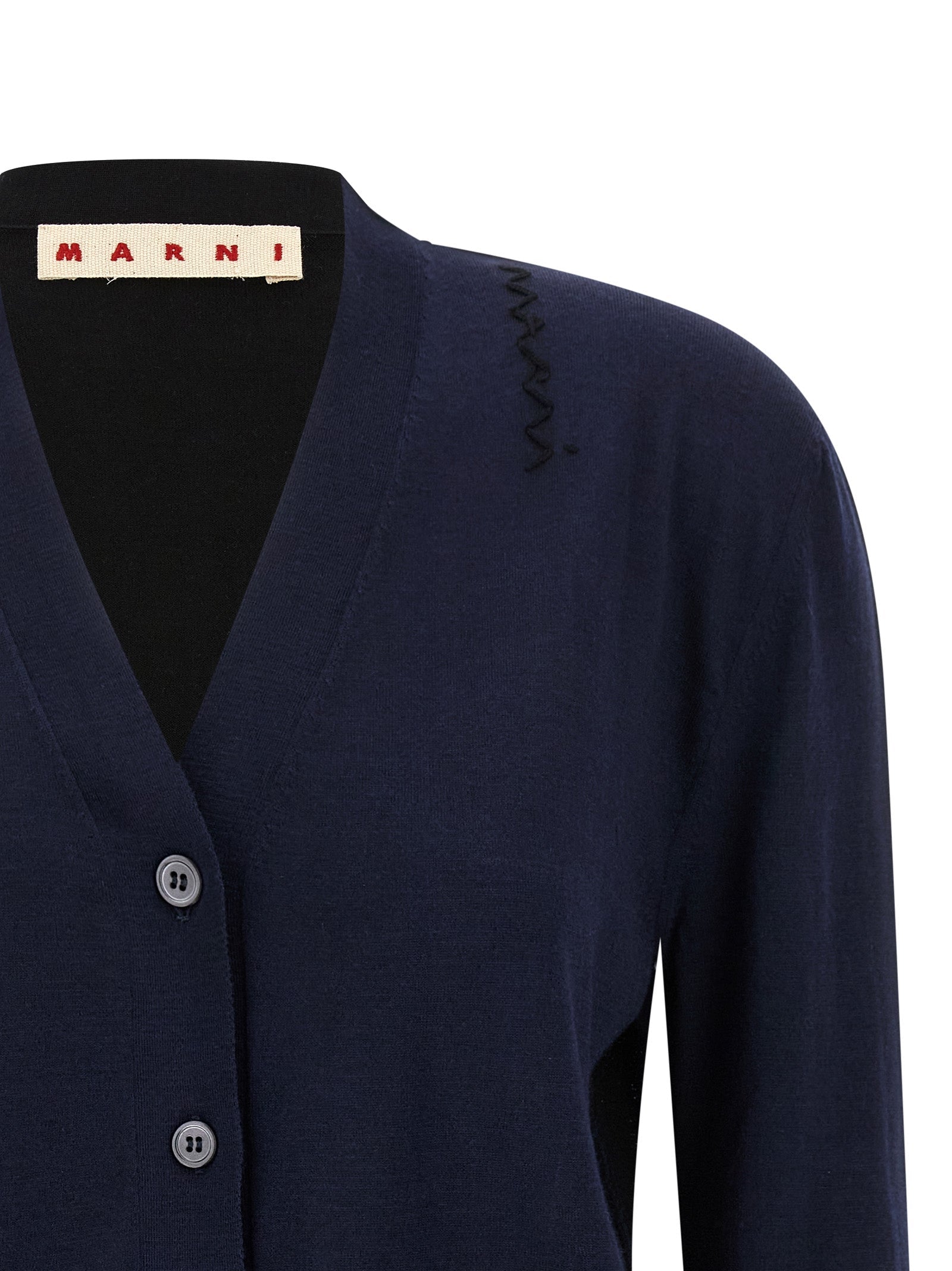 MARNI - MARNI - Two-tone cardigan - Women’s Knitwear