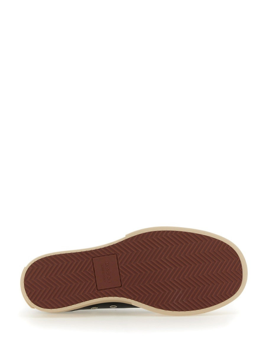 Marni - Marni Leather Sneaker - Woman-&gt;FOOTWEAR-&gt;SNEAKERS