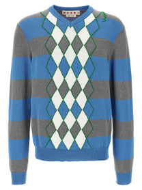 MARNI - MARNI - ’Argyle’ sweater - Men’s Knitwear