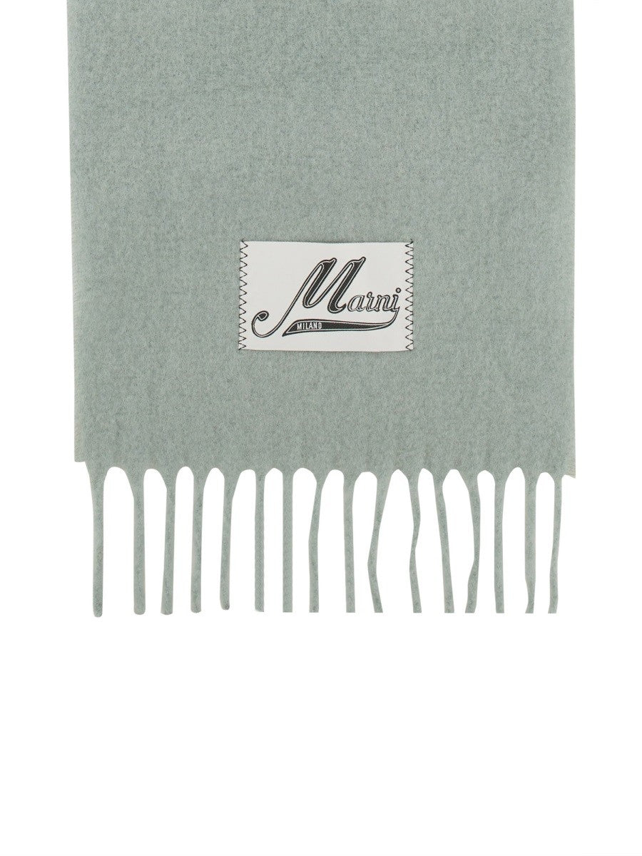 Marni - Marni Scarf With Logo - Woman-&gt;Accessories-&gt;Scarves