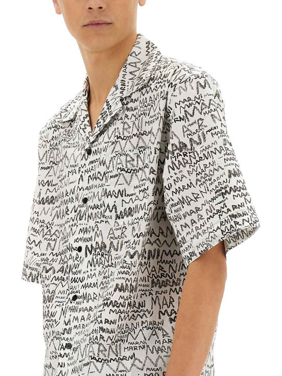 Marni - Marni Printed Shirt - Men’s Tops