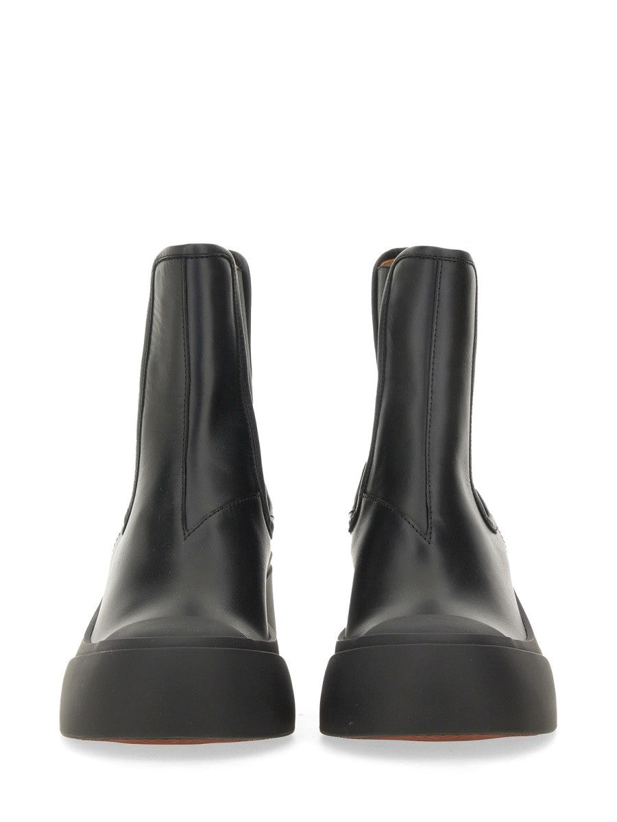 Marni - Marni Leather Boot - Woman-&gt;FOOTWEAR-&gt;BOOTS