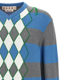 MARNI - MARNI - ’Argyle’ sweater - Men’s Knitwear
